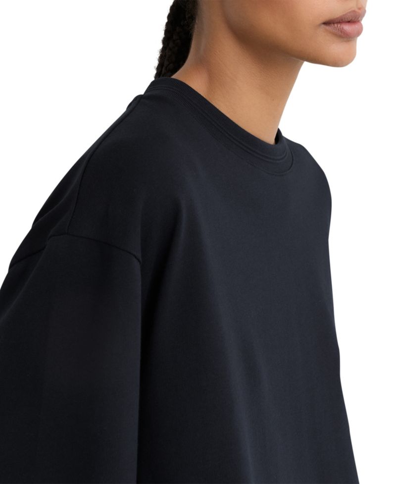 Women's Lara Oversized Ribbed Crewneck T-Shirt