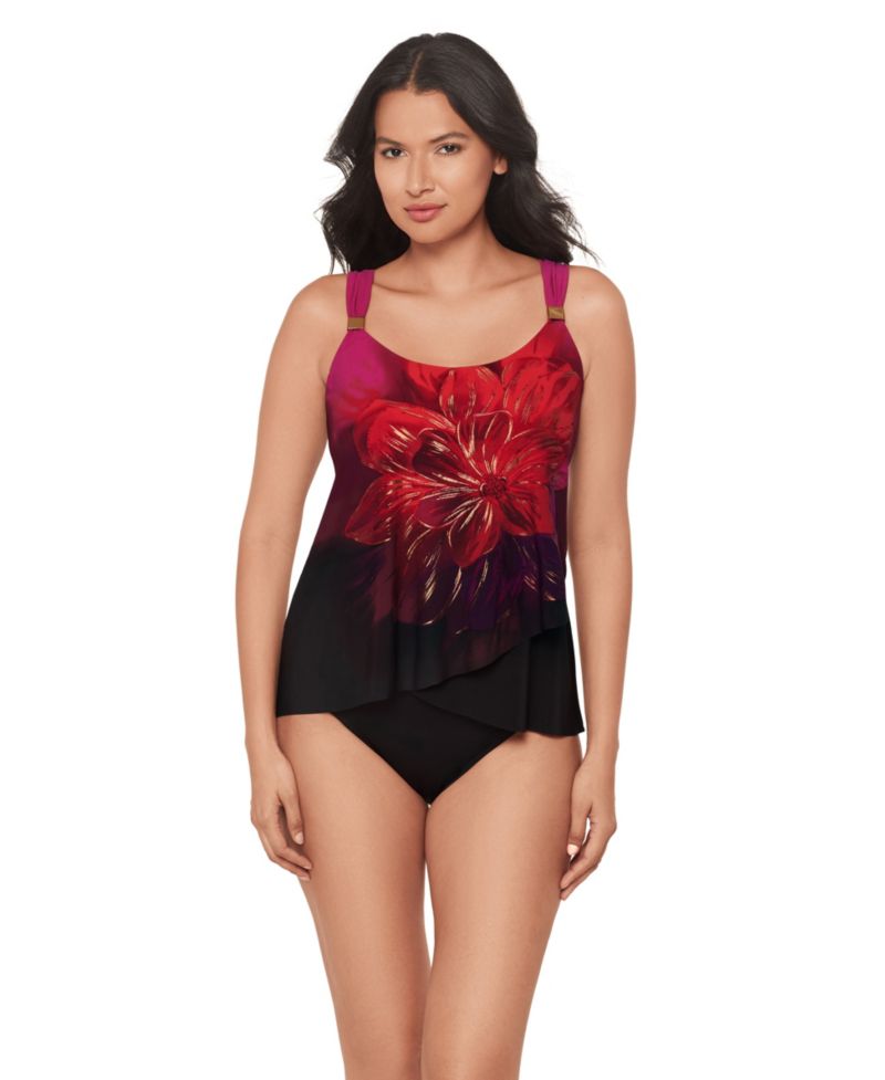 Women's Petali Rosa Dazzle Underwire Tankini Top