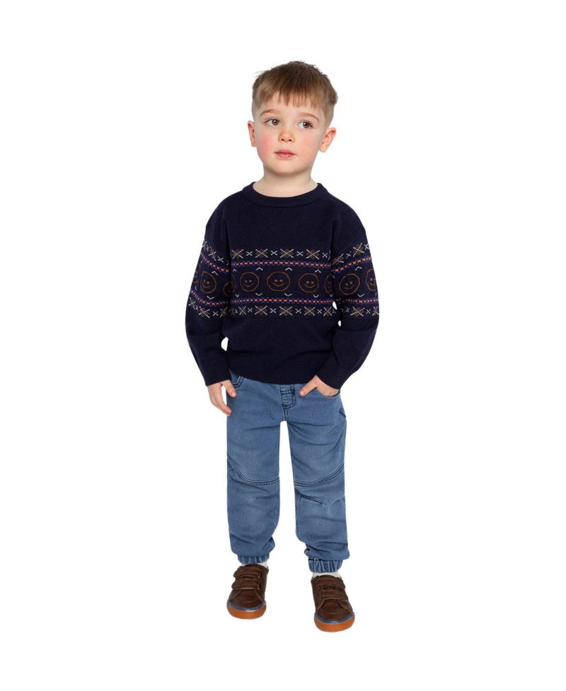 Little Boys (6-12) Jacquard Sweater