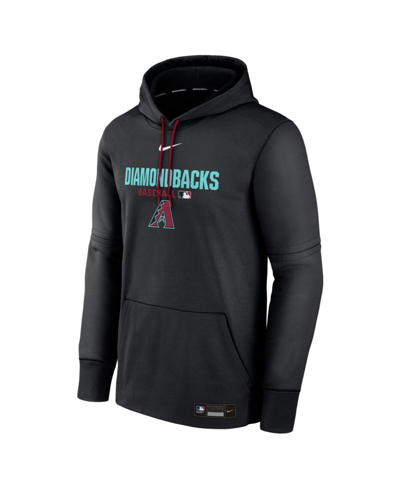 Men's Black Arizona Diamondbacks Authentic Collection Therma-FIT Hoodie