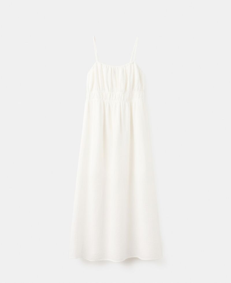Women's Crinkled Shirred Dress