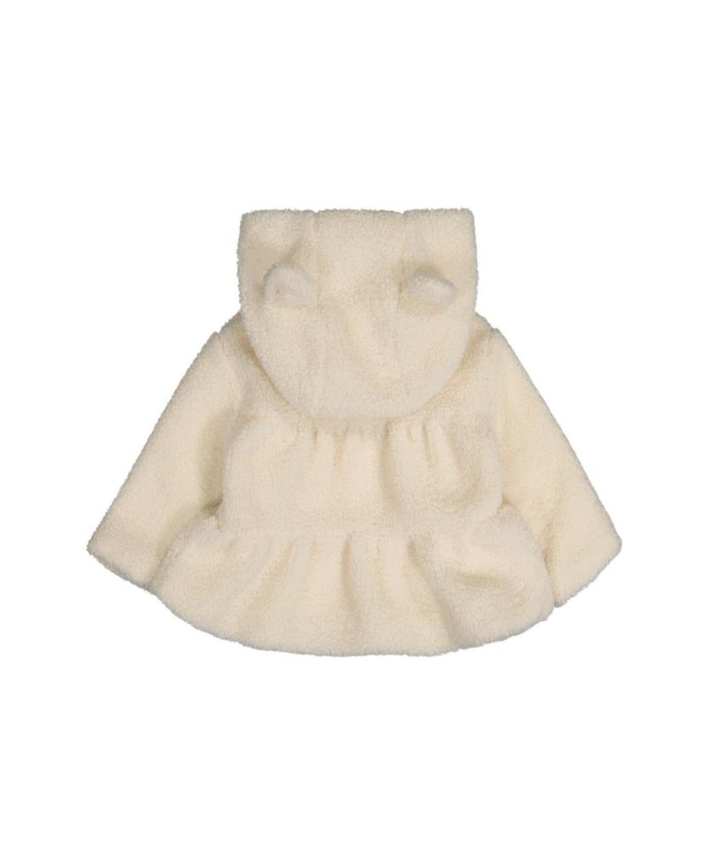 Baby Girls (3M-24M) Hooded Zip Sherpa Jacket