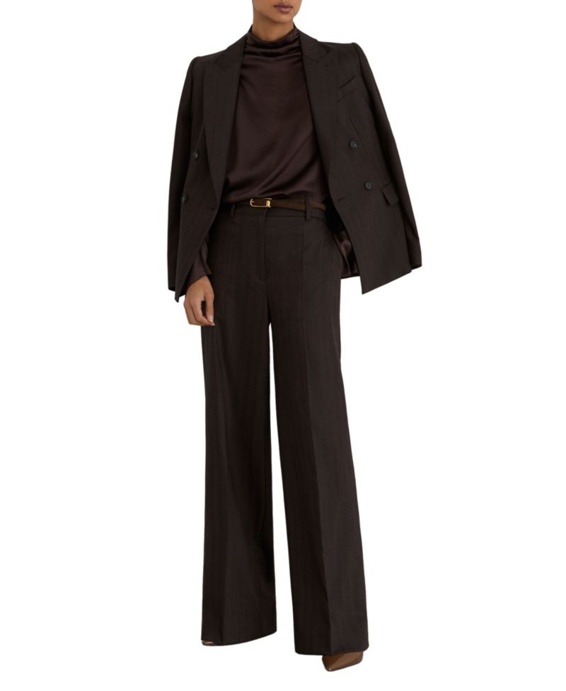 Women's Meena Long-Sleeve High-Neck Silk Blouse