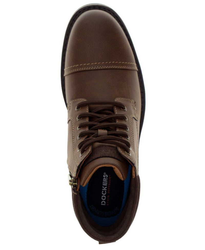 Men's Thomas Rugged Lace-Up Round-Toe Boots