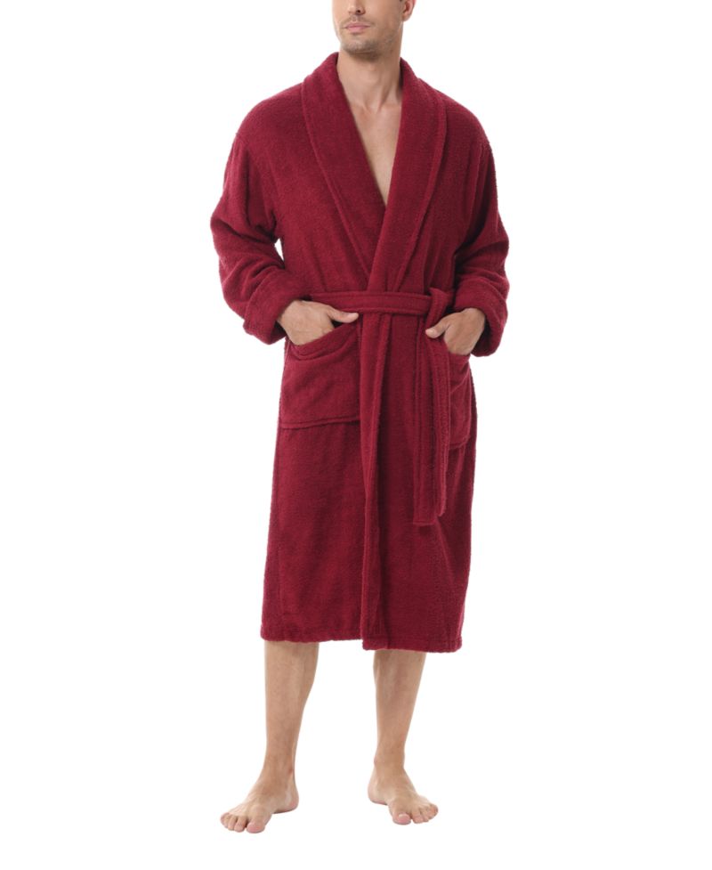 Men's All Cotton Terry Robe