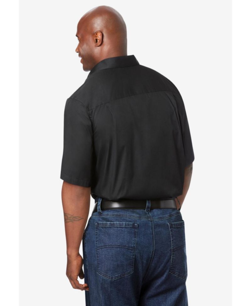 Men's Wrinkle-Free Short-Sleeve Dress Shirt
