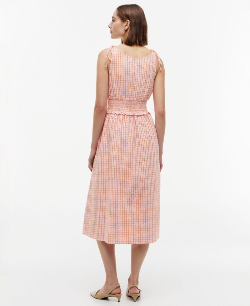 Women's Seersucker Sleeveless Cotton Dress