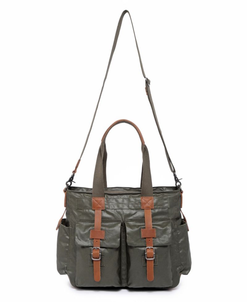 Urban Light Coated Canvas Tote Bag