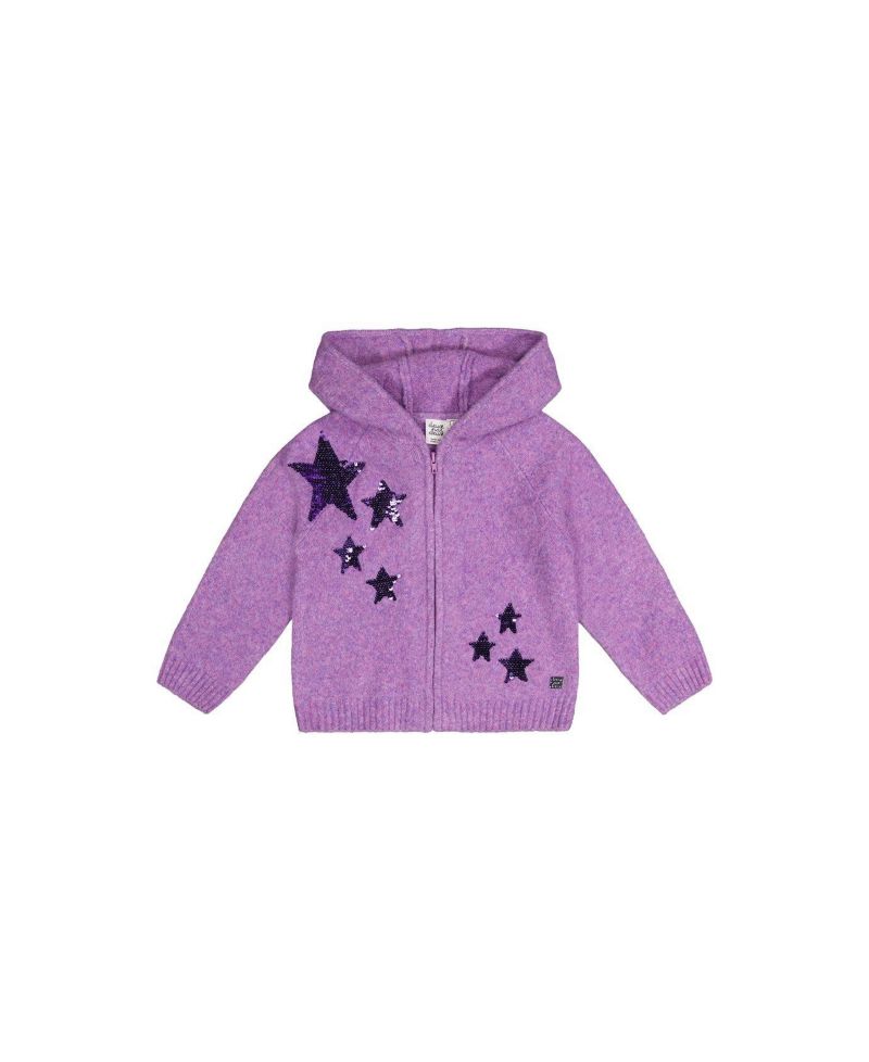Big Girls (6-12) Hooded Knitted Cardigan