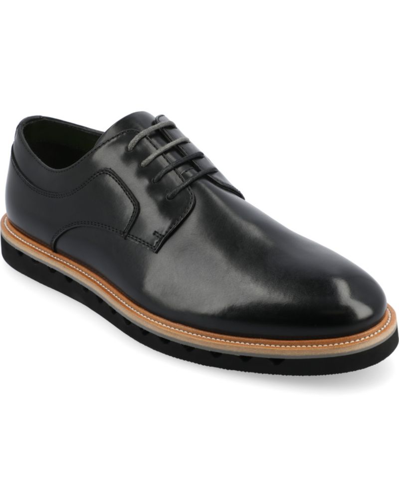 Men's William Tru Comfort Foam Plain Toe Lace-Up Derby Shoes