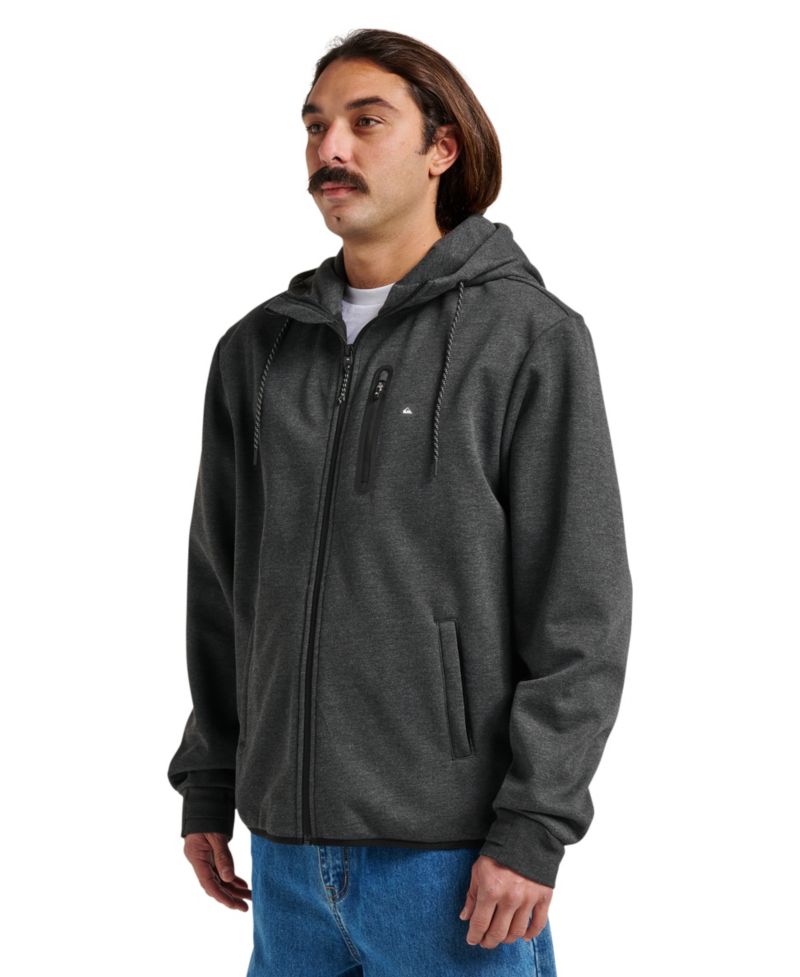 Quiksilver Men's Departure Zip Fleece Sweatshirt
