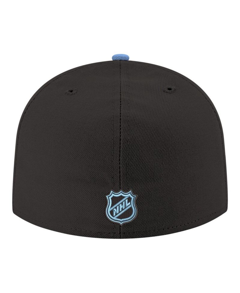 Men's Black Utah Mammoth Core Logo Two-Tone 59FIFTY Fitted Hat