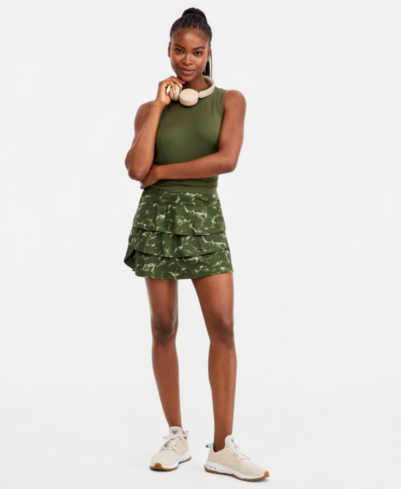 Women's Compression Flounce Skort