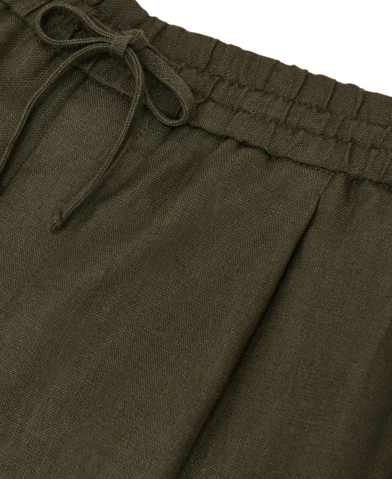 Men's Barges Shorts Linen Drawstring Shorts