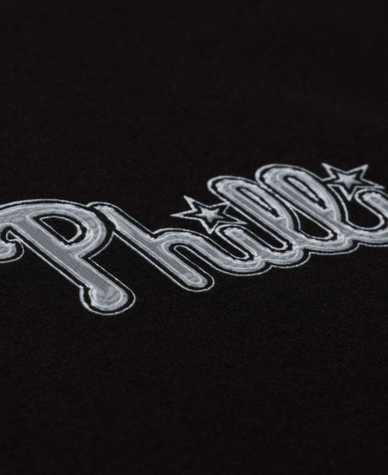 Men's Black Philadelphia Phillies Chrome Heritage T-Shirt