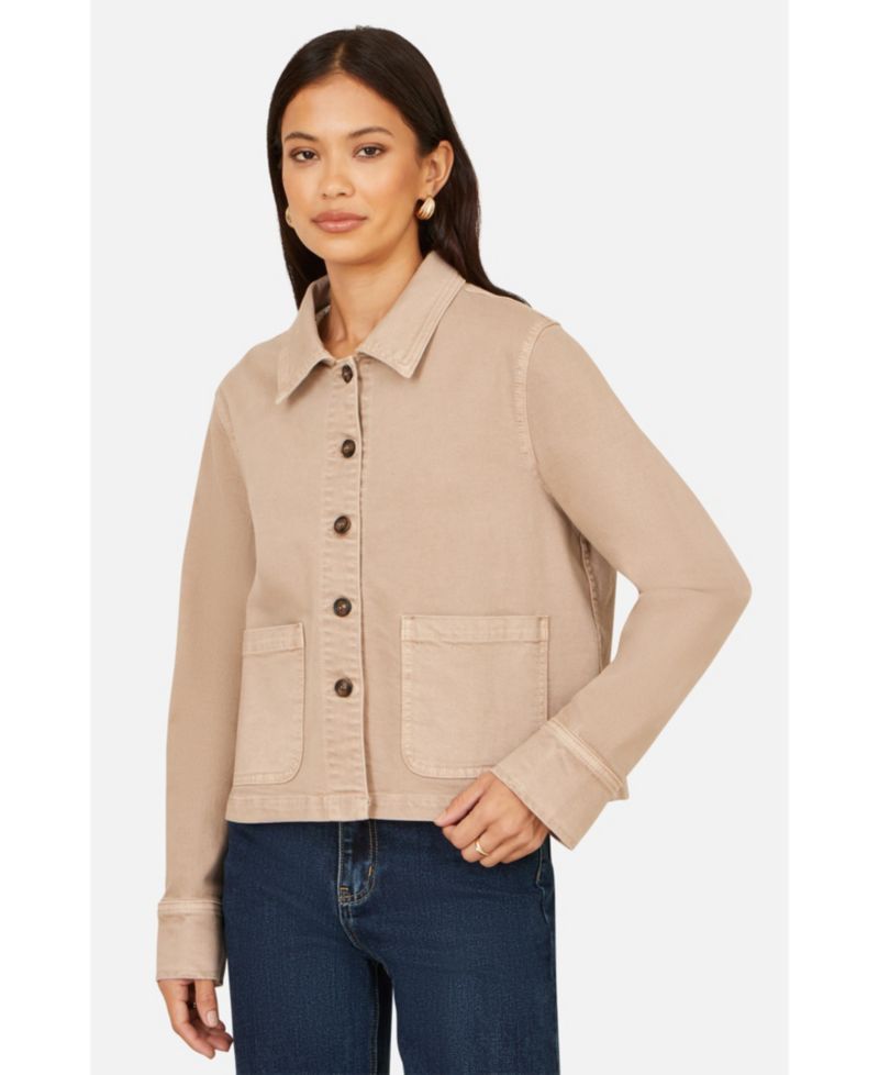 Women's Canvas Patch Pocket Jacket