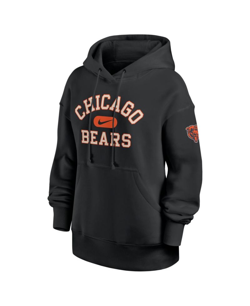 Women's Black Chicago Bears Oversized Legacy Phoenix Hoodie
