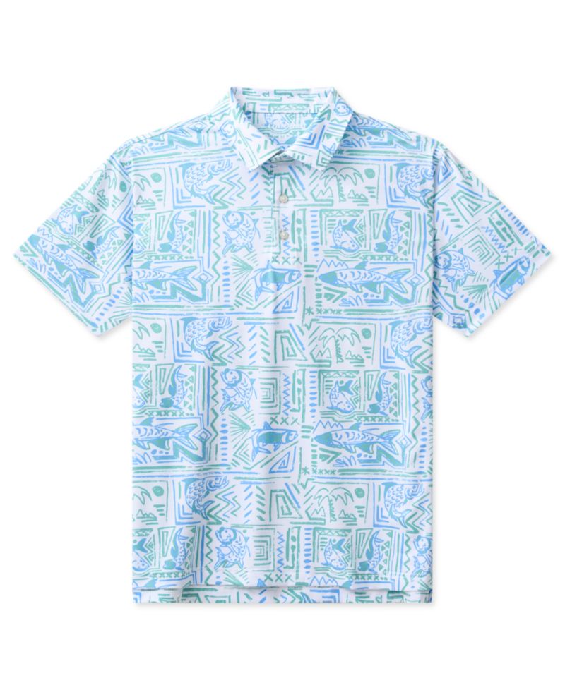 Men's Pyramid Pool Regular-Fit Polo Shirt