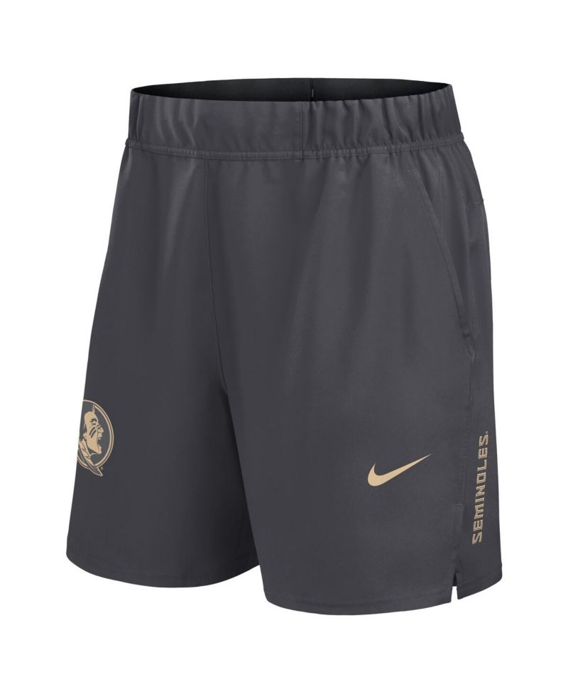 Men's Gray Florida State Seminoles Primetime Woven Victory Performance Shorts