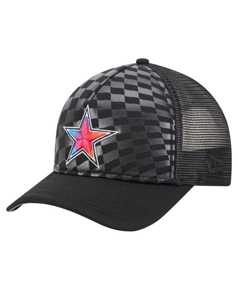 Men's Black Dallas Cowboys Gradient 9FORTY Adjustable Hat