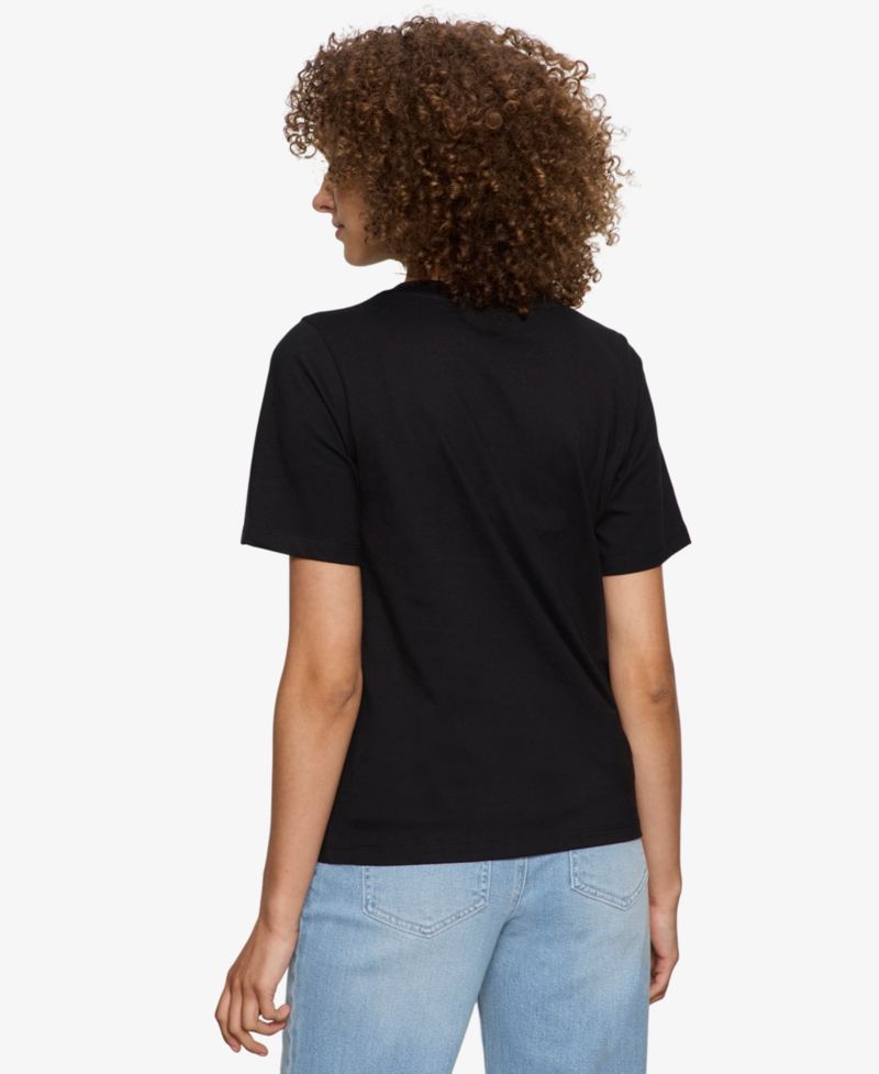 Women's Soft Twist Detail Crew Neck T-Shirt