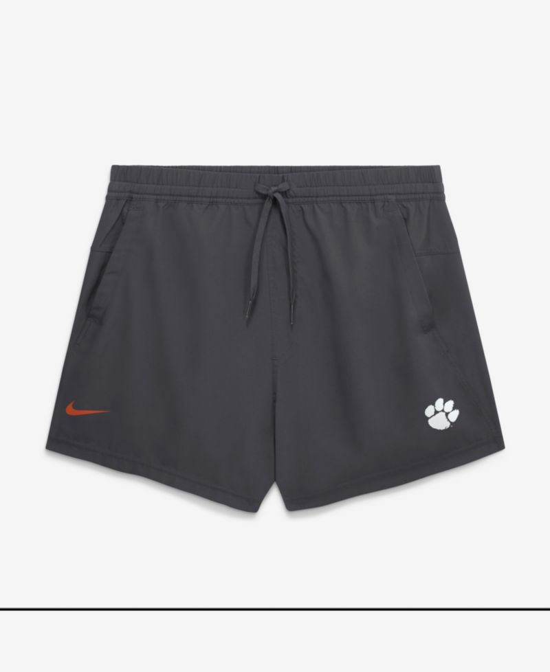 Men's Anthracite Clemson Tigers Primary Logo Form Dri-FIT Shorts