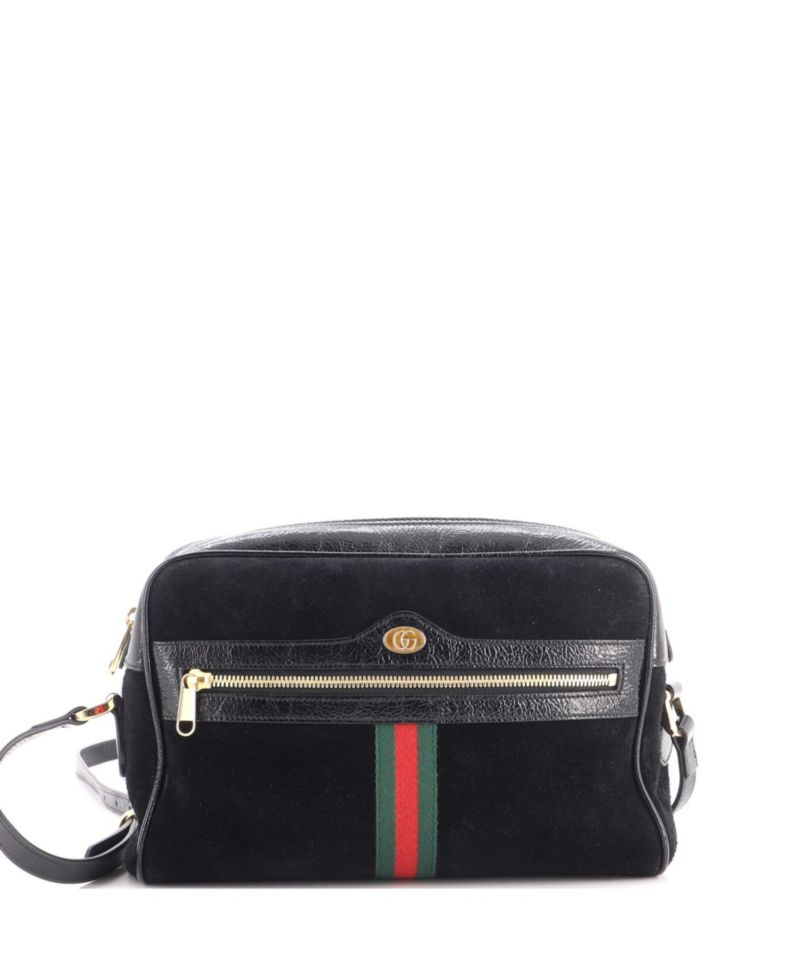 Small Suede Ophidia Shoulder Bag