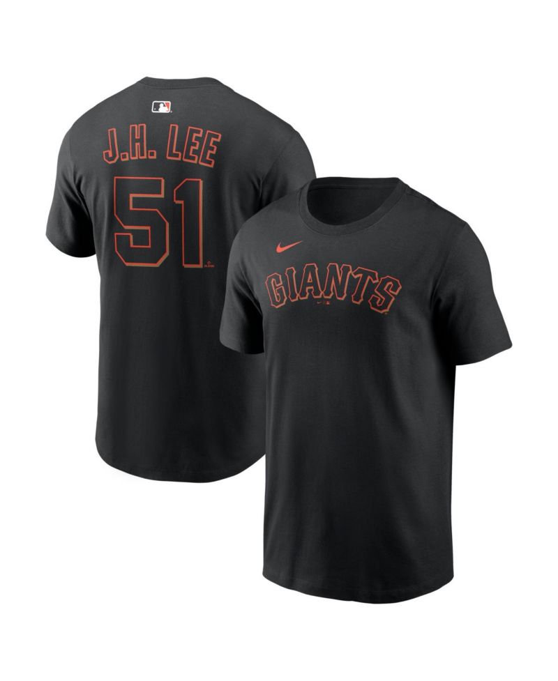 Men's Jung Hoo Lee Black San Francisco Giants Name & Number T-Shirt