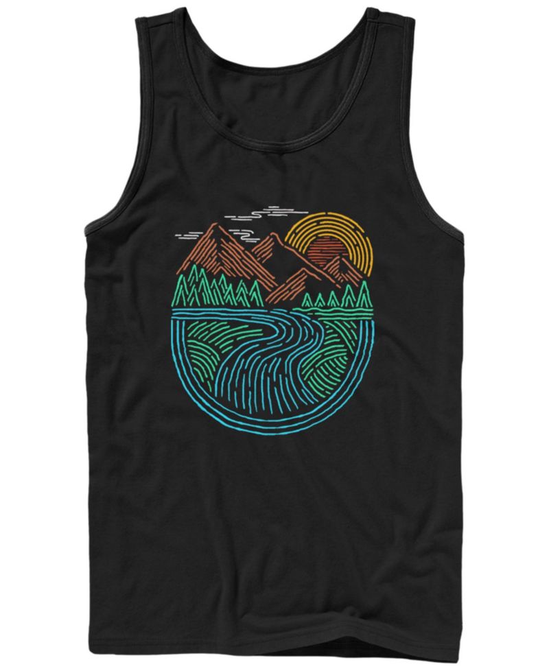 Men's Generic Additude Nature Run Sleeveless Tank