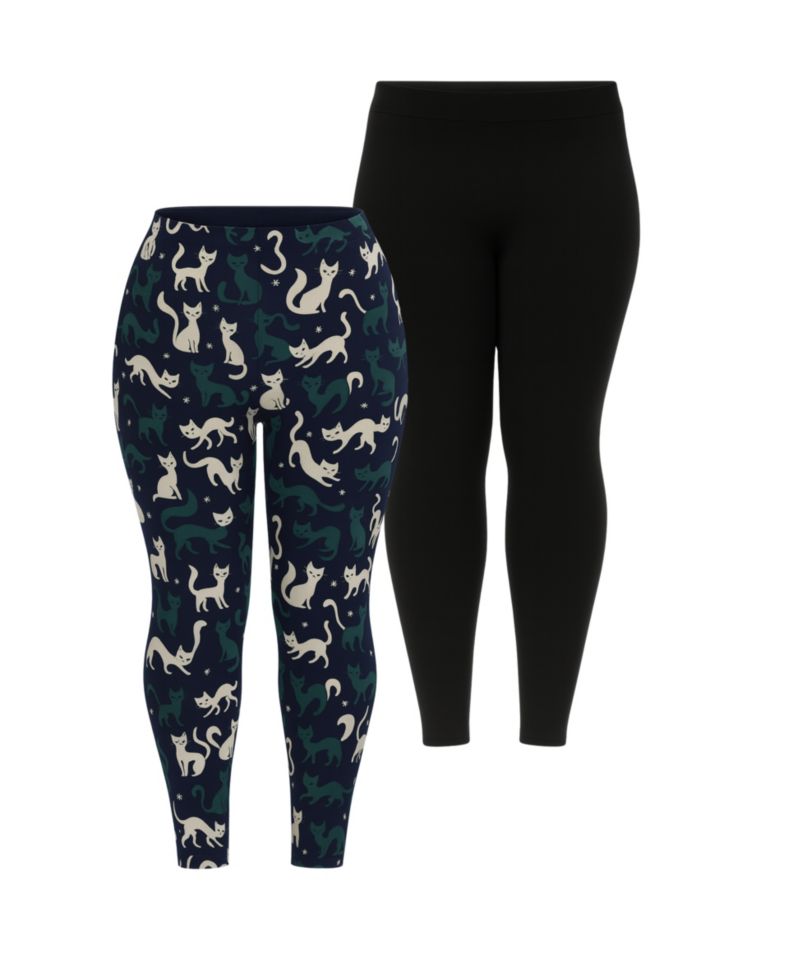 Women's Halloween Cat Print Leggings
