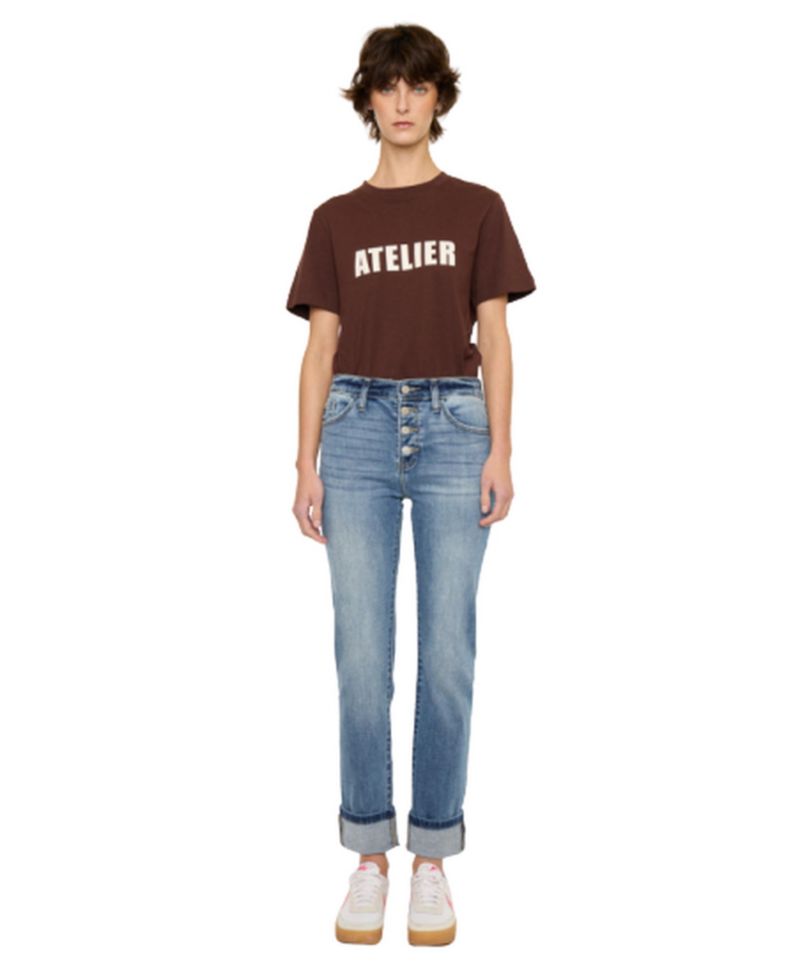 Women's Noelle Essentials High Rise Skinny Straight Jeans
