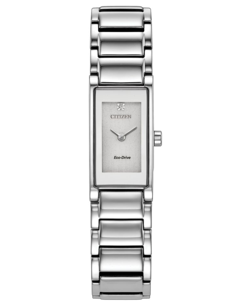 Women's Axiom Silver-Tone Stainless Steel Bracelet Watch 14.3mm