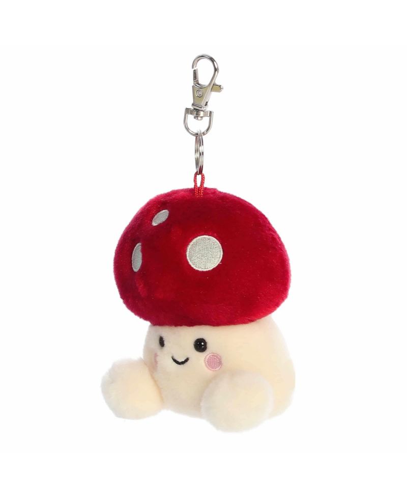 Mini Amanita Mushroom Palm Pals Adorable Clip-On Red 4