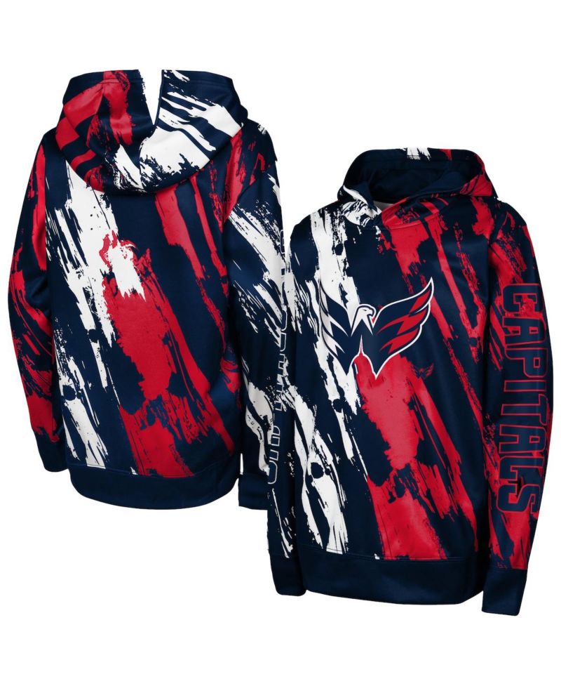 Preschool Red Washington Capitals Master Snipe Pullover Hoodie