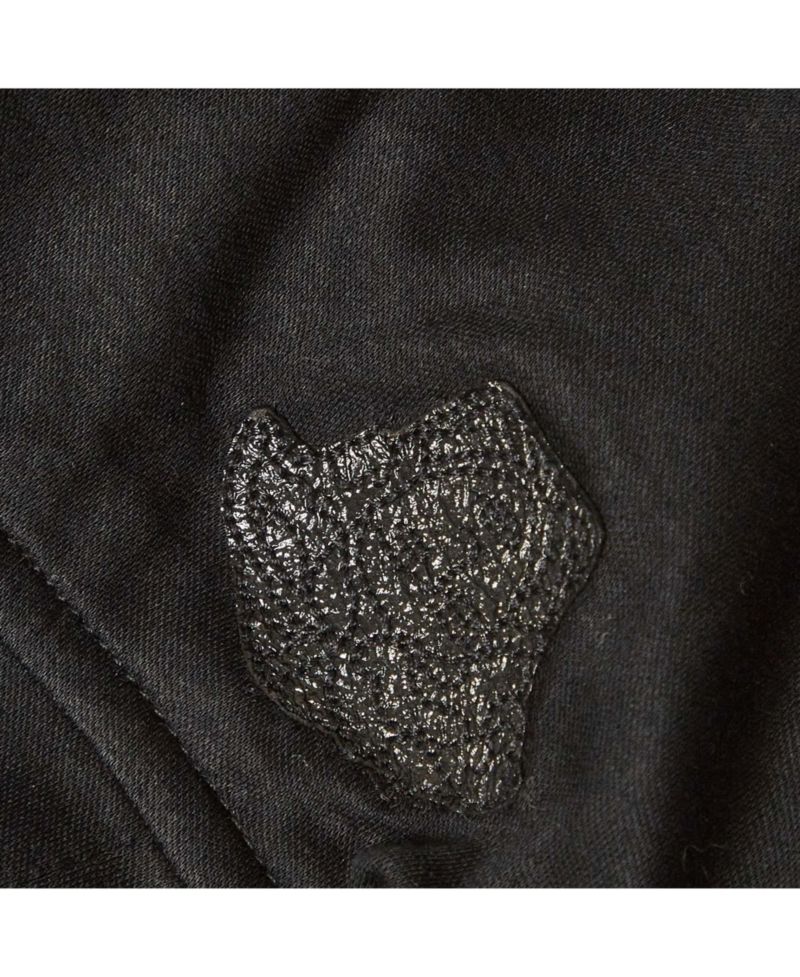 Men's Leather Applique Jersey T-Shirt