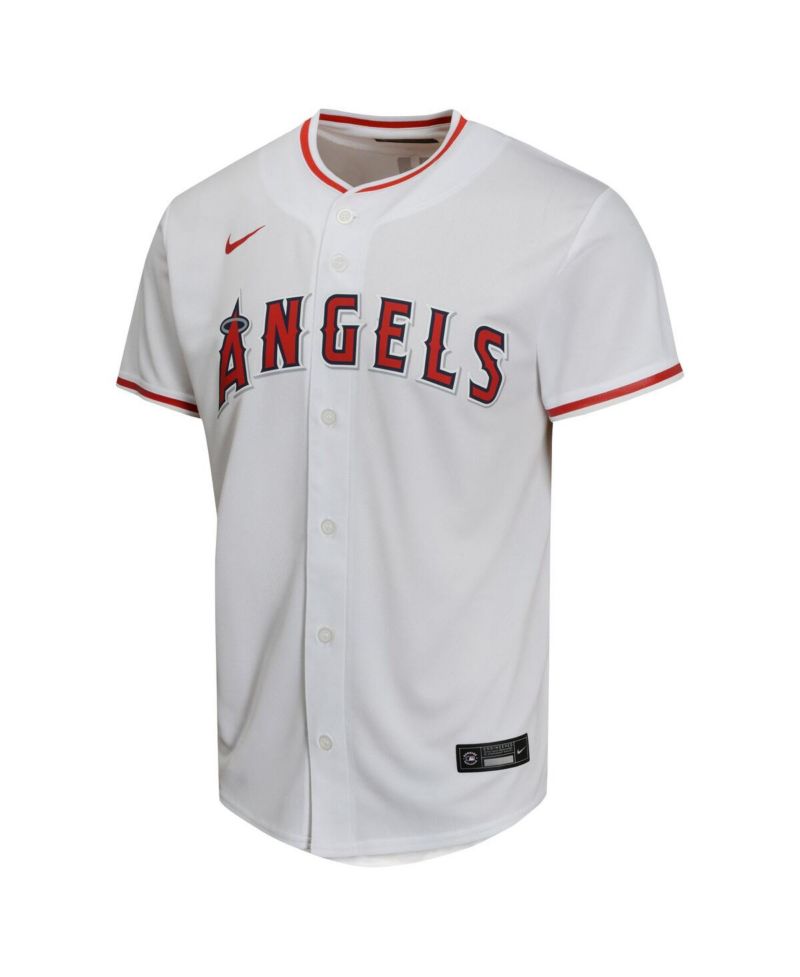 Big Boys and Girls Mike Trout White Los Angeles Angels Home Game Player Jersey