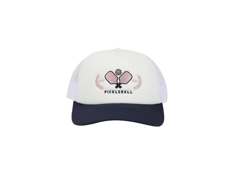 Men's Pickleball Paddles White Foam Trucker Hat