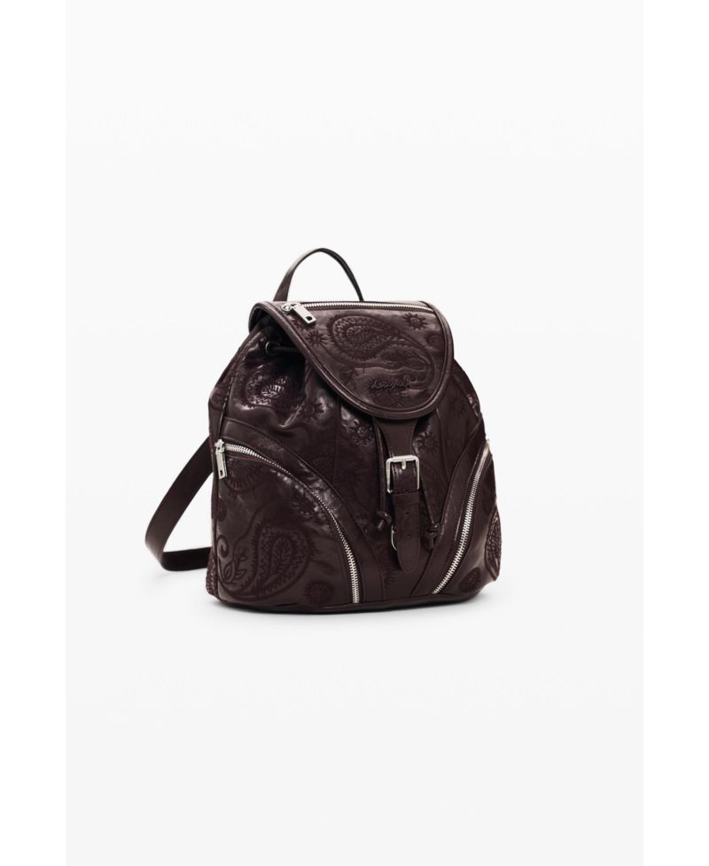 Women's Small leather-effect backpack