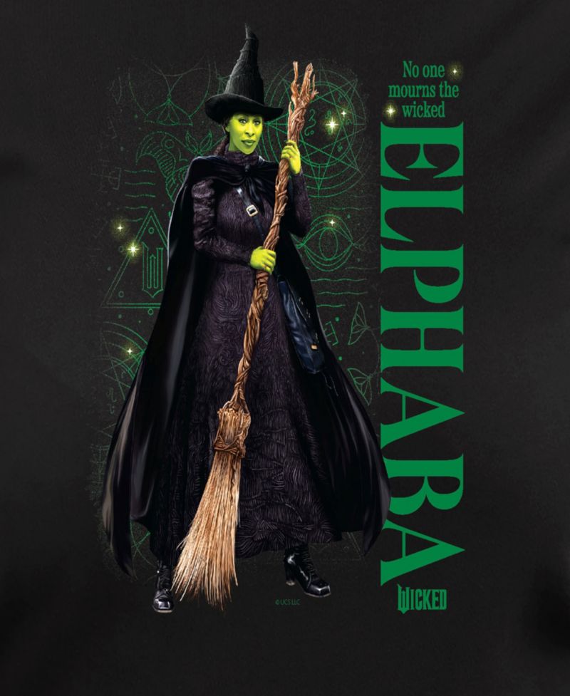 Plus Size Wicked Elphaba Graphic Pullover T-Shirt