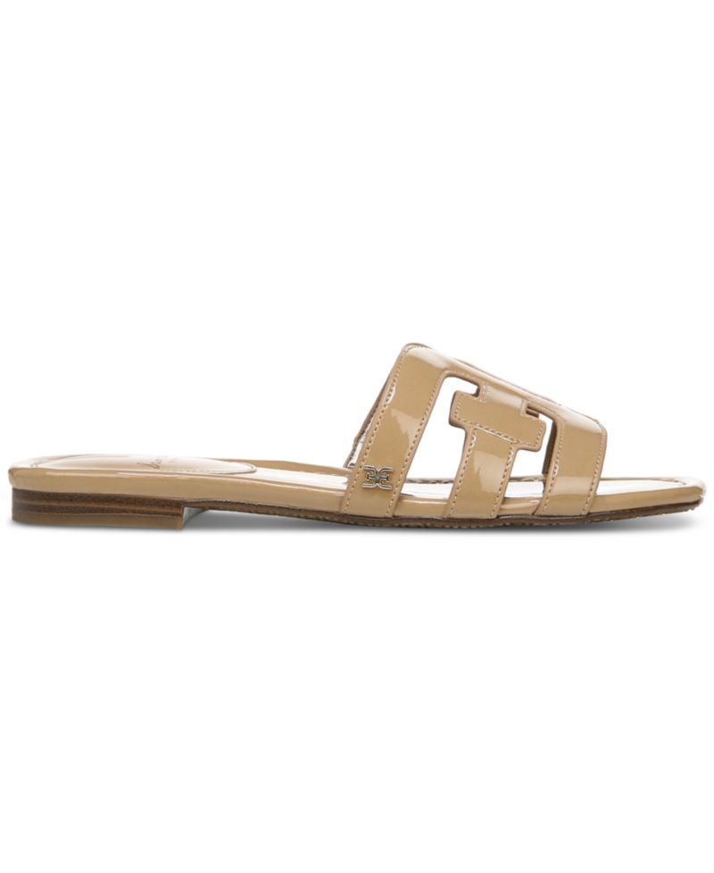 Bay Slip-On Flat Leather Casual Sandals