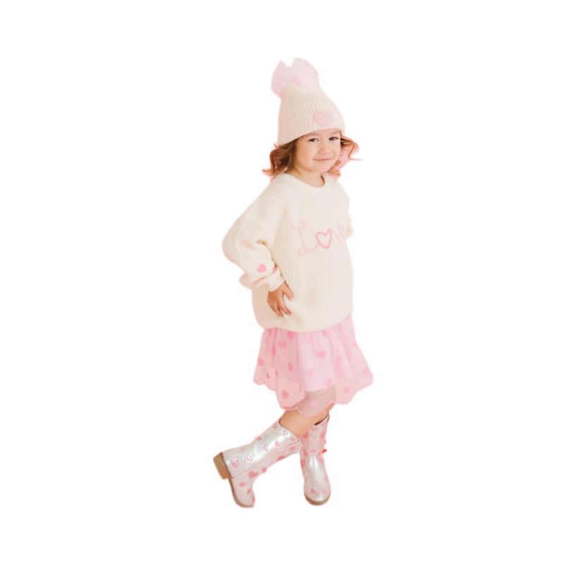 Baby Girls Mini Sequin Hearts Tutu