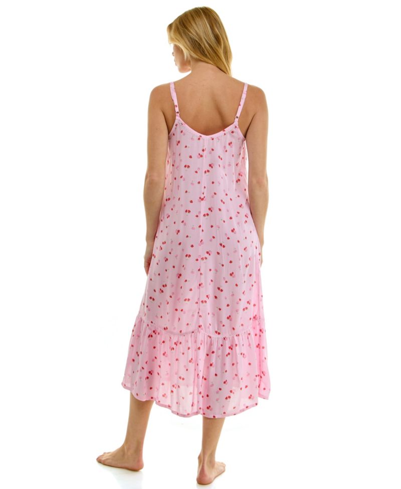 Women's Sleeveless Scoop Neck Cami Gown