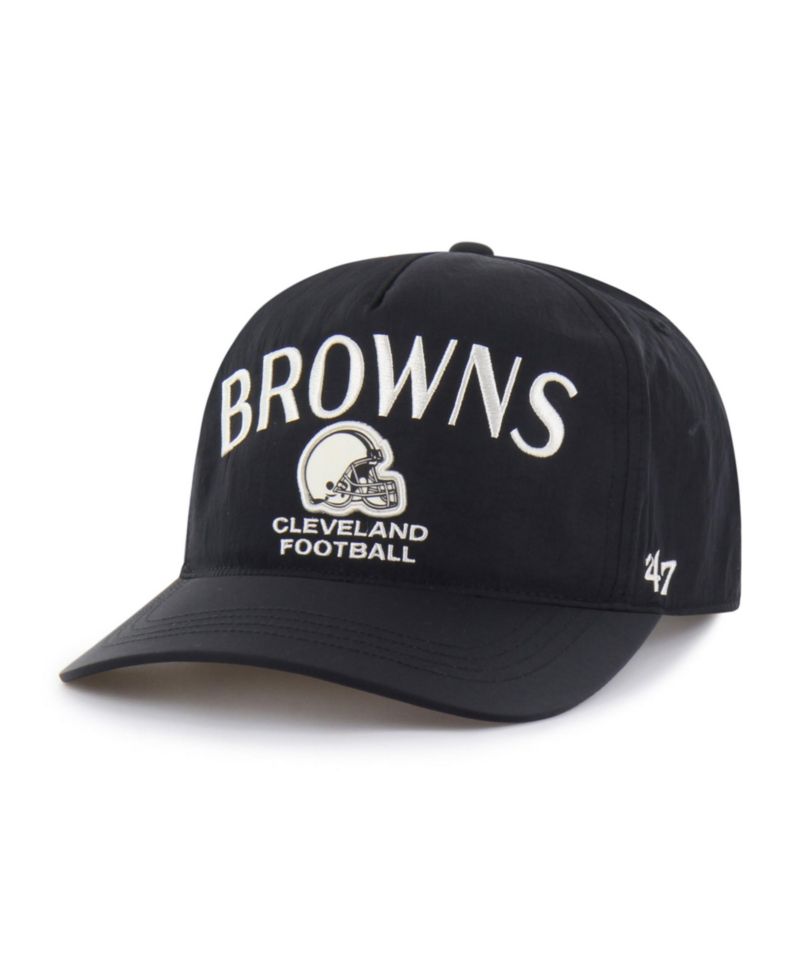 Men's Black Cleveland Browns Modernia Hitch Adjustable Hat