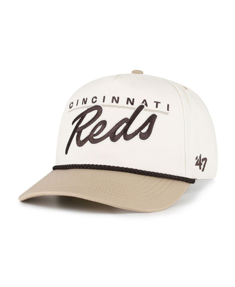 Men's Natural/Tan Cincinnati Reds Neutral Terrain Hitch Rope Adjustable Hat