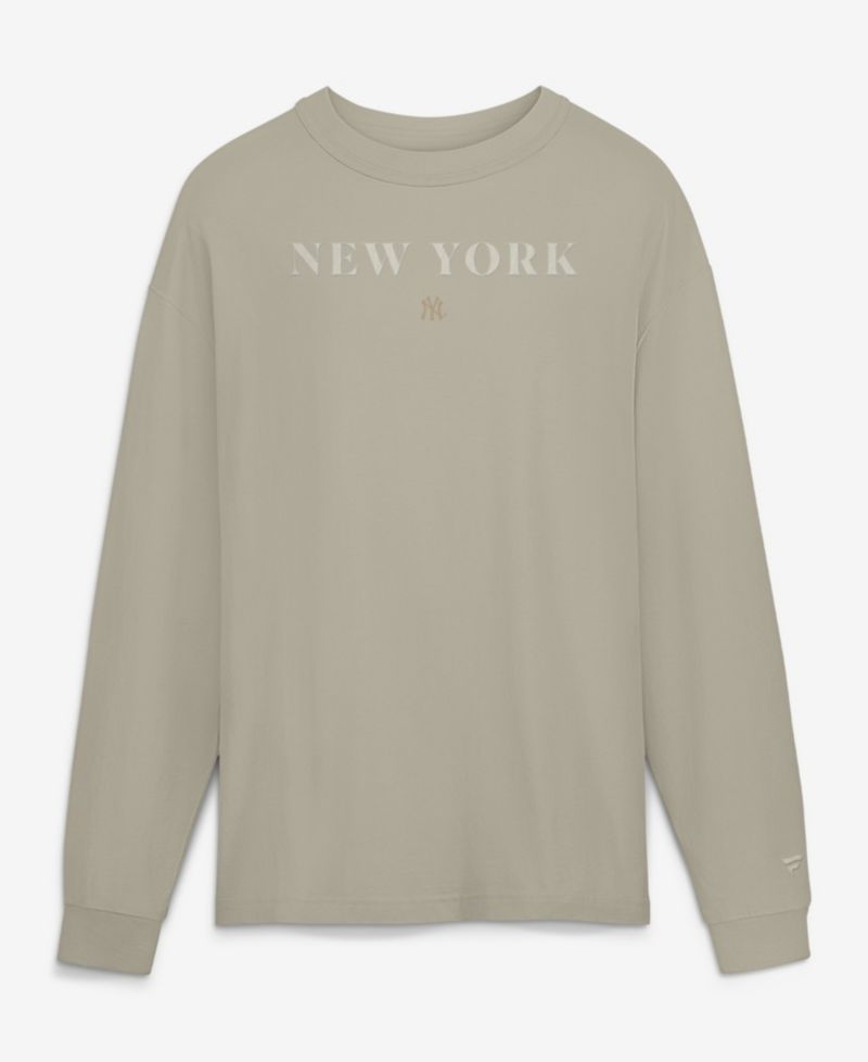 Men's Beige New York Yankees Elements Long Sleeve T-Shirt