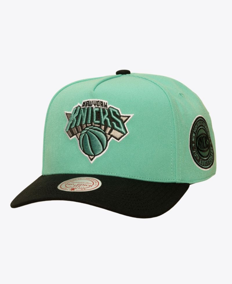 Men's Mint/Black New York Knicks In the City Pro Pinch Snapback Hat