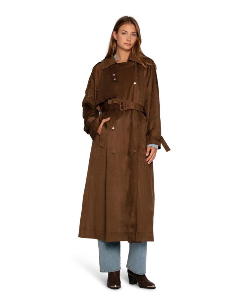 Women's Long Lost Lover Soft Maxi Trench