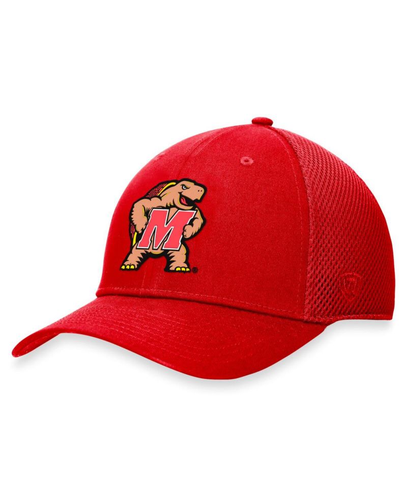 Men's Red Maryland Terrapins Spacer Flex Hat