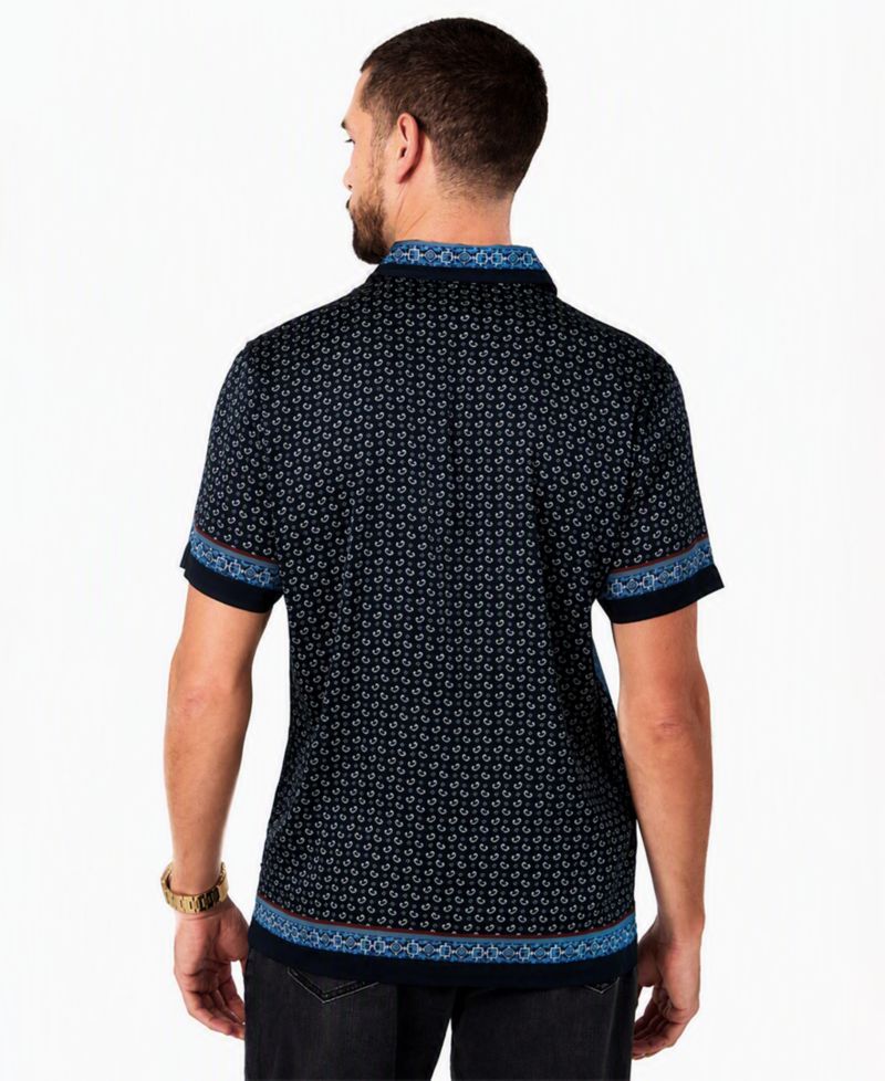 Men's Hugh Paisley Charm Short-Sleeve Classic-Fit Shirt