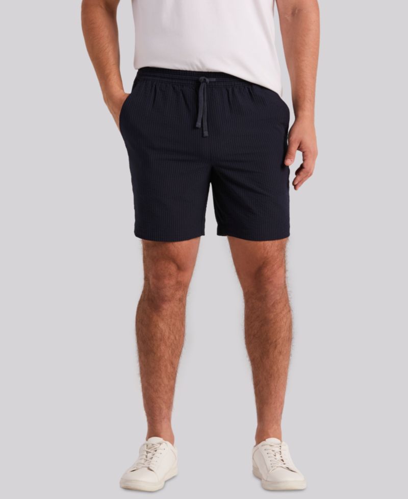 Men's 7" Drawstring Seersucker Shorts